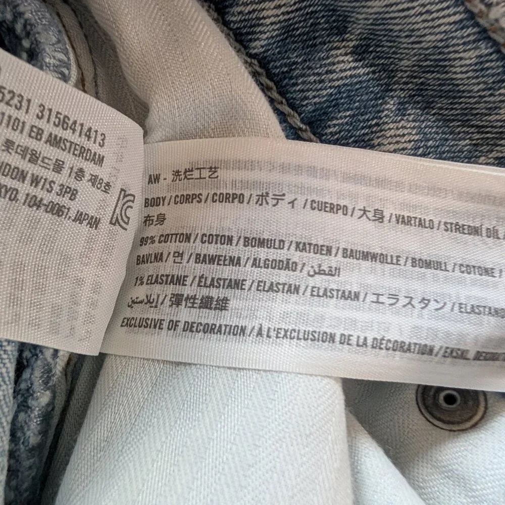 Abercrombie & Fitch Light Wash High-Rise Straight Jeans - Picture 9 of 9